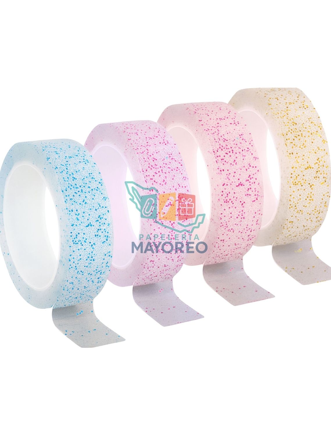Cinta Nanotape con diamantina colores