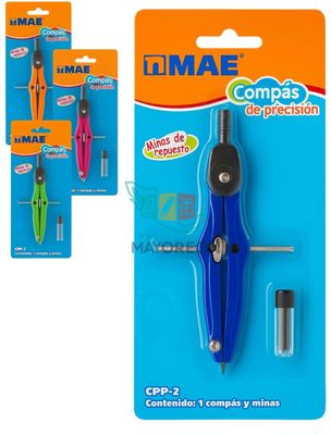 Compás de Precisión MAE CPP-2 con Minas de Repuesto Compás de Precisión MAE CPP-2 con Minas de Repuesto