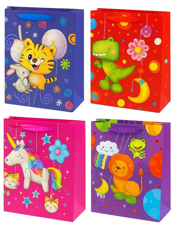 Bolsas de Regalo Cumple – 9 piezas (18x23 cm)