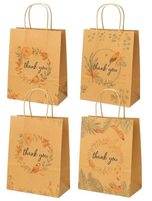 Bolsa Kraft con Asa DAMA 9 pzas 22x16cm