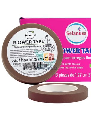 Floritape cafe 1.27CM X27.43m