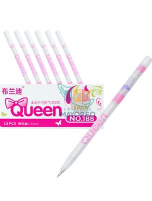 boligrafo blanco con 12