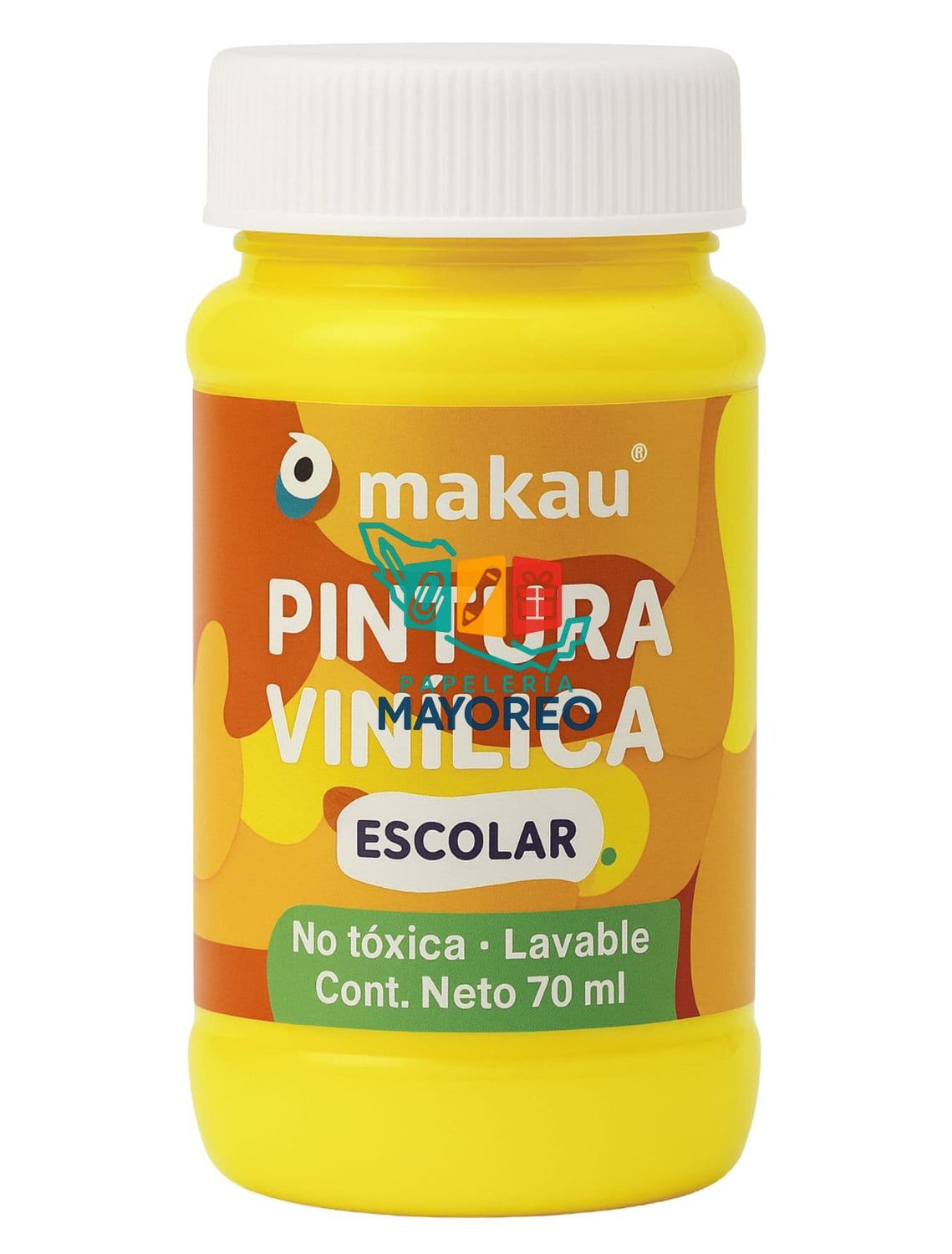 Pintura Vinílica Escolar Amarillo Canario – 70 ml