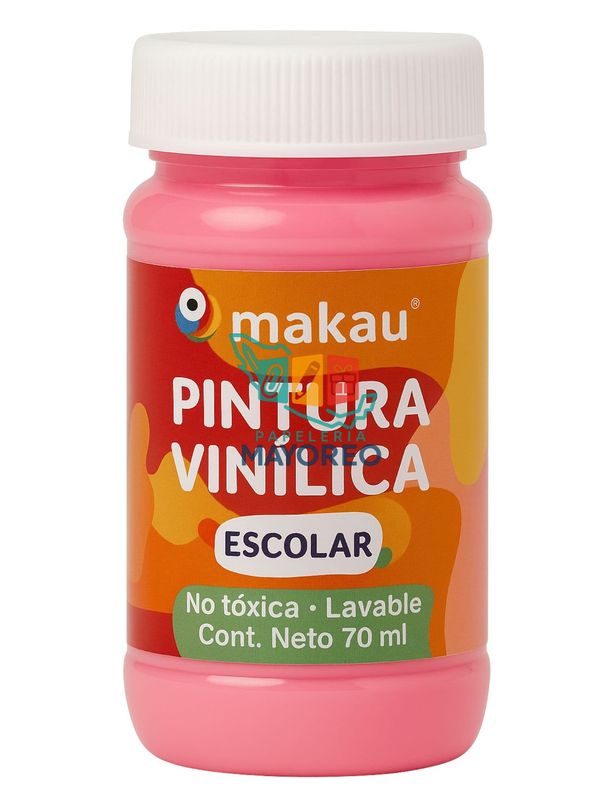 Pintura Vinílica Escolar Rosa Mexicano 70 ml