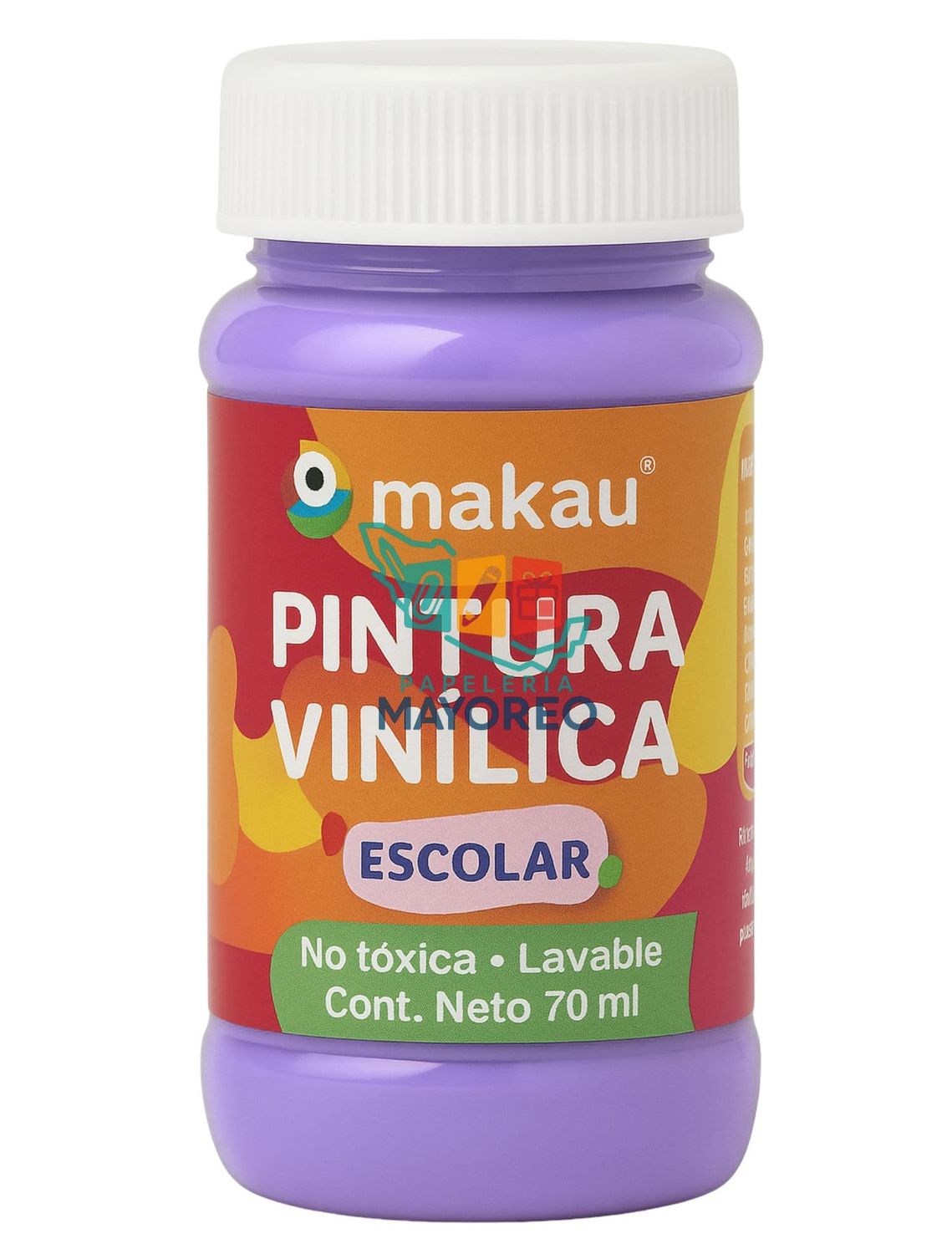 Pintura Vinílica Escolar Lila 70 ml