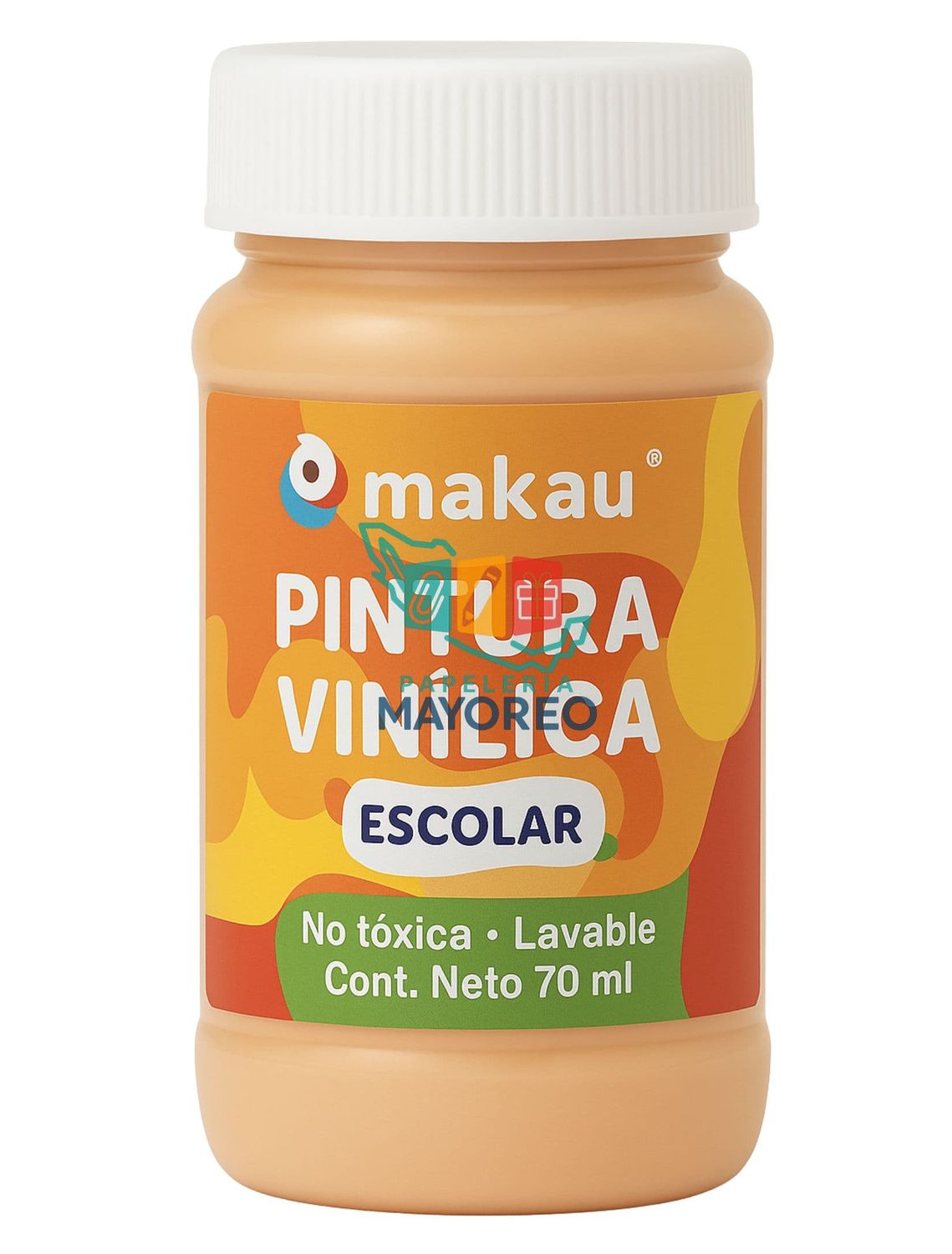 Pintura Vinílica Escolar Carne 70 ml