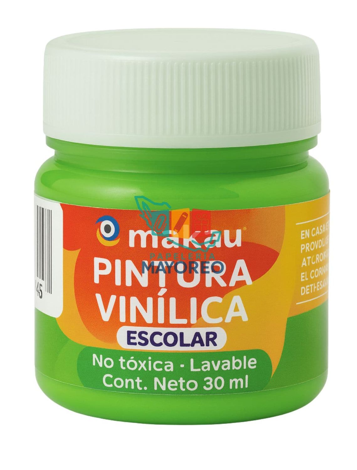 Pintura Vinílica Verde Pistache 30 ml  c/6 pzas
