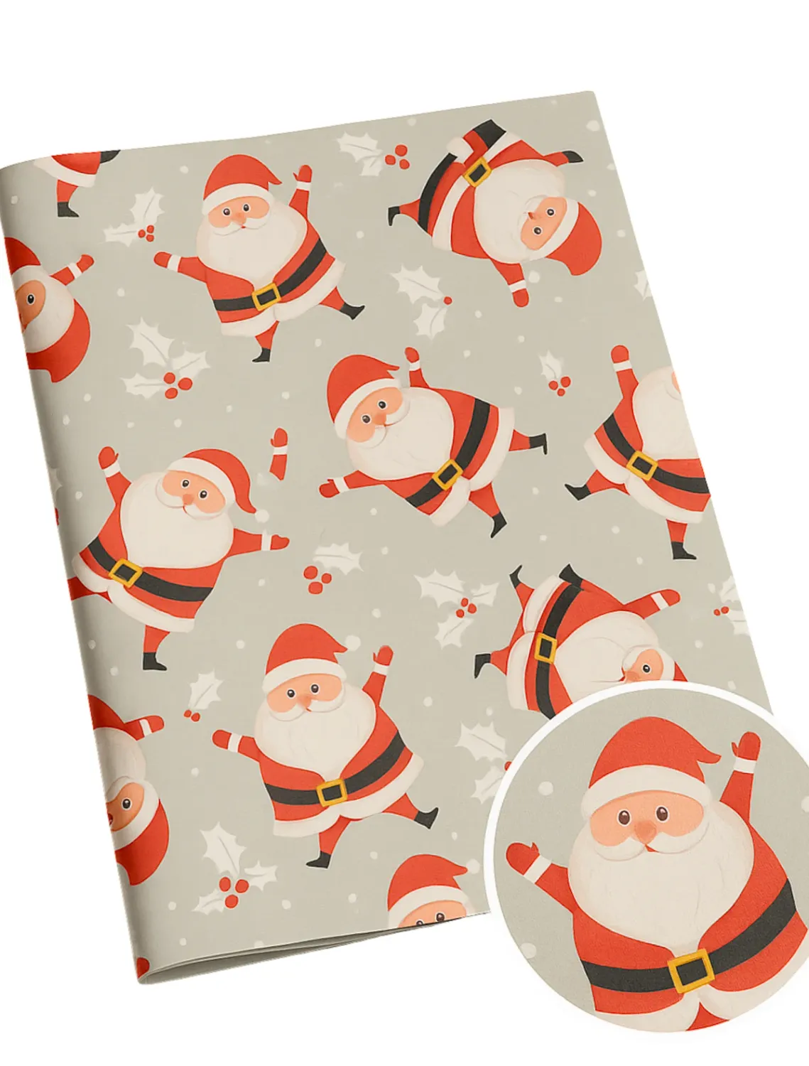 025011 Papel de Regalo Navideño C/10 pzas N1