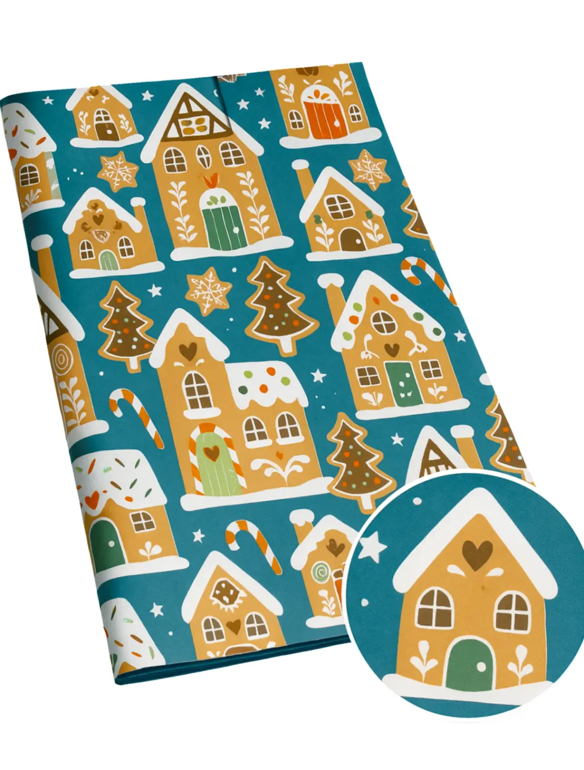 025004 Papel de Regalo Navideño C/10 pzas N4