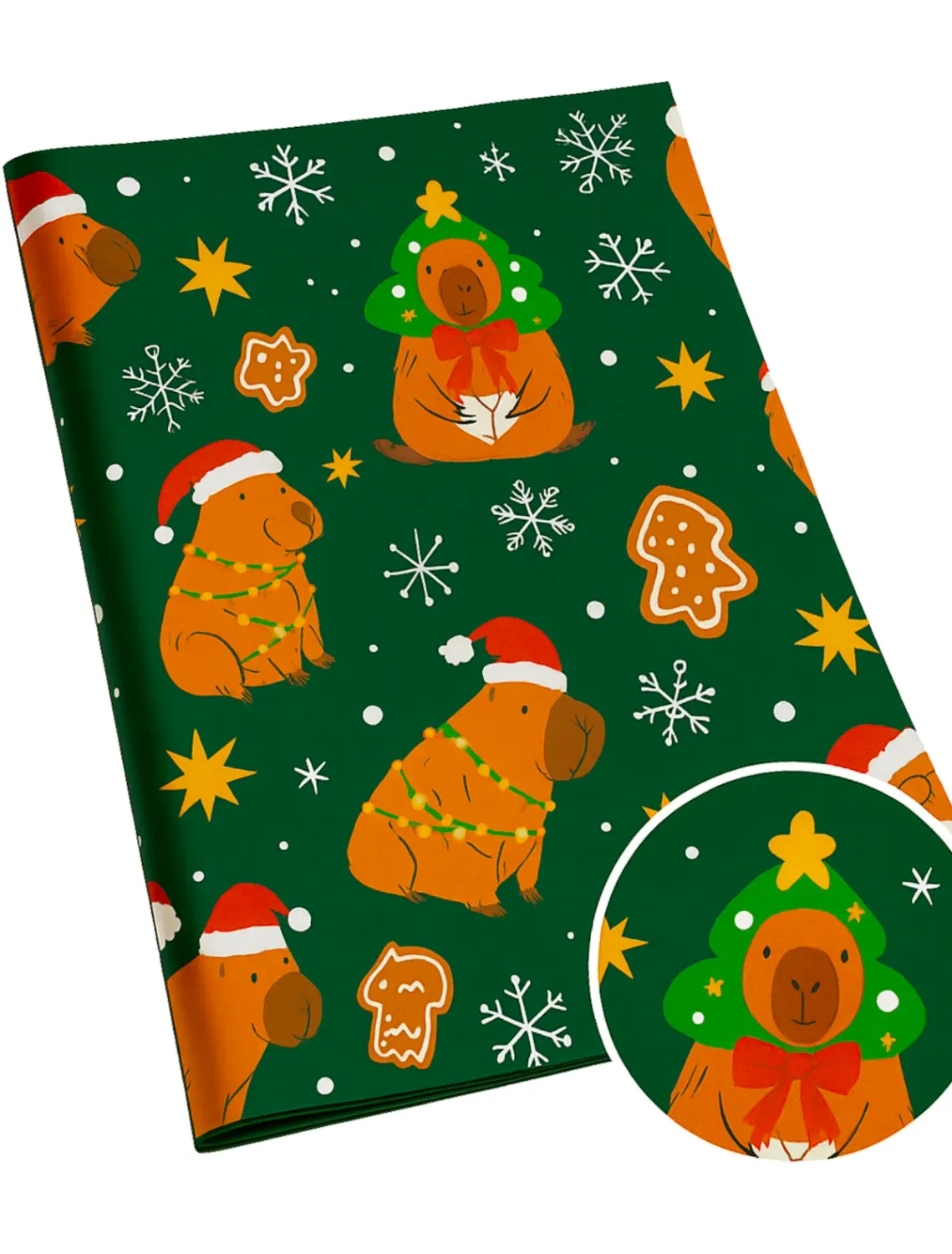 025383 Papel de Regalo Navideño C/10 pzas N7