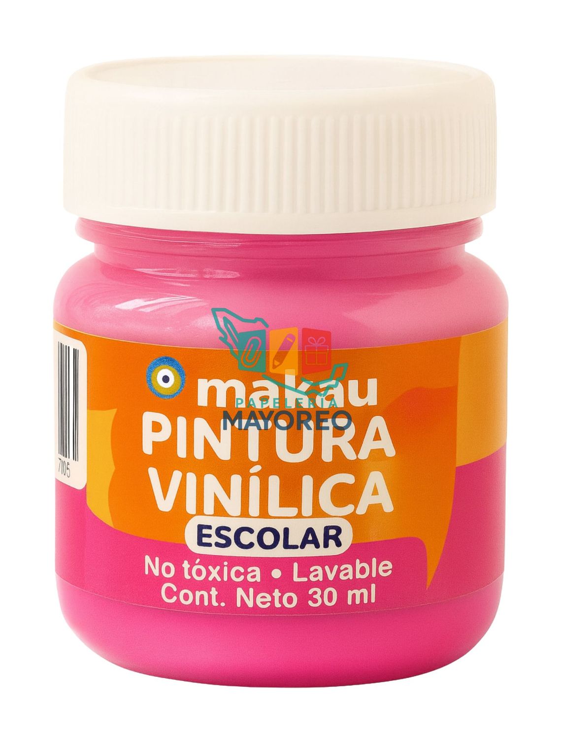 Pintura Vinílica Rosa Mexicano 30 ml c/6 pzas