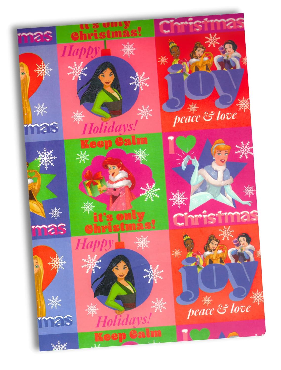 021876 Papel de Regalo Navideño Licencia C/10 pzas N24