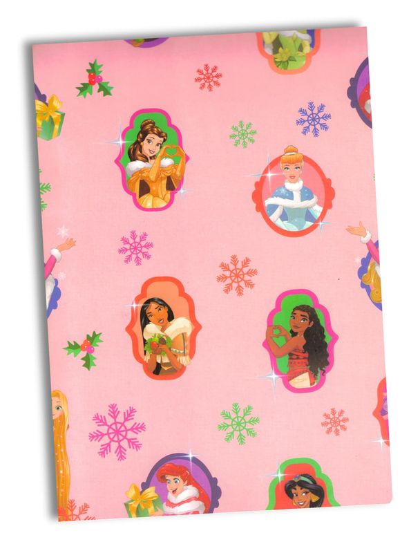 021825 Papel de Regalo Navideño Licencia C/10 pzas N26