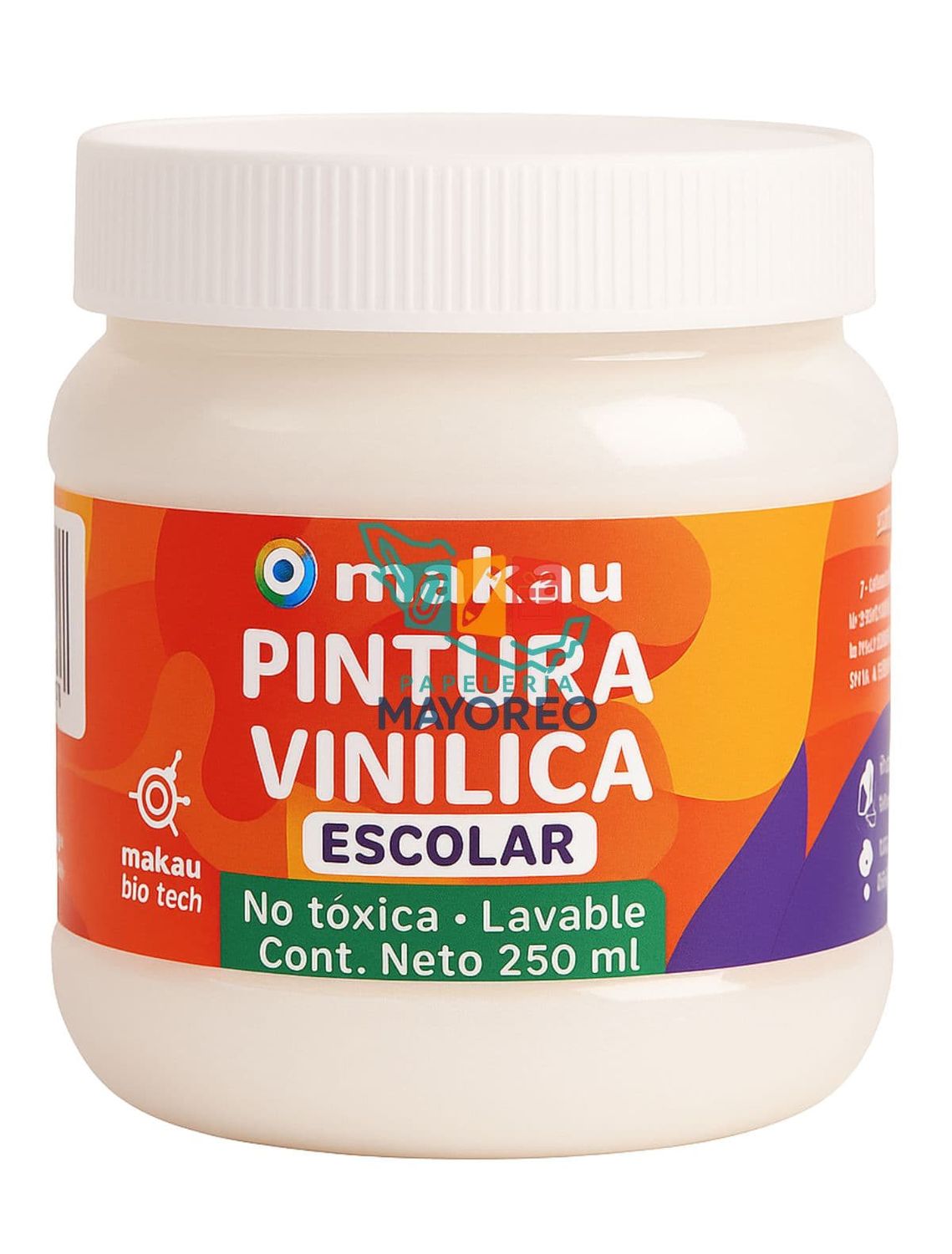 Pintura Vinílica Escolar Blanco 250 ml