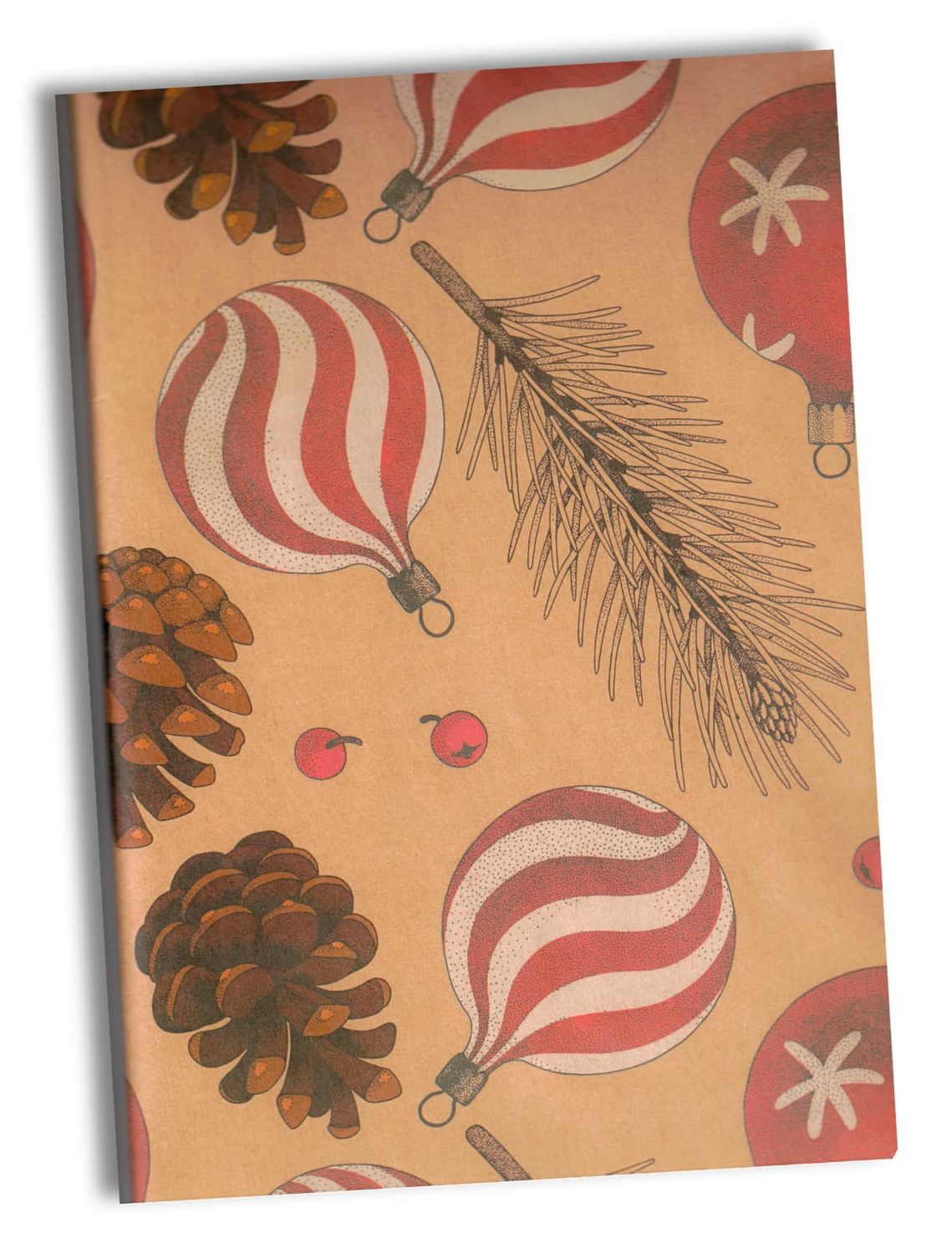 025920 Papel Kraft Navideño C/10 pzas N33