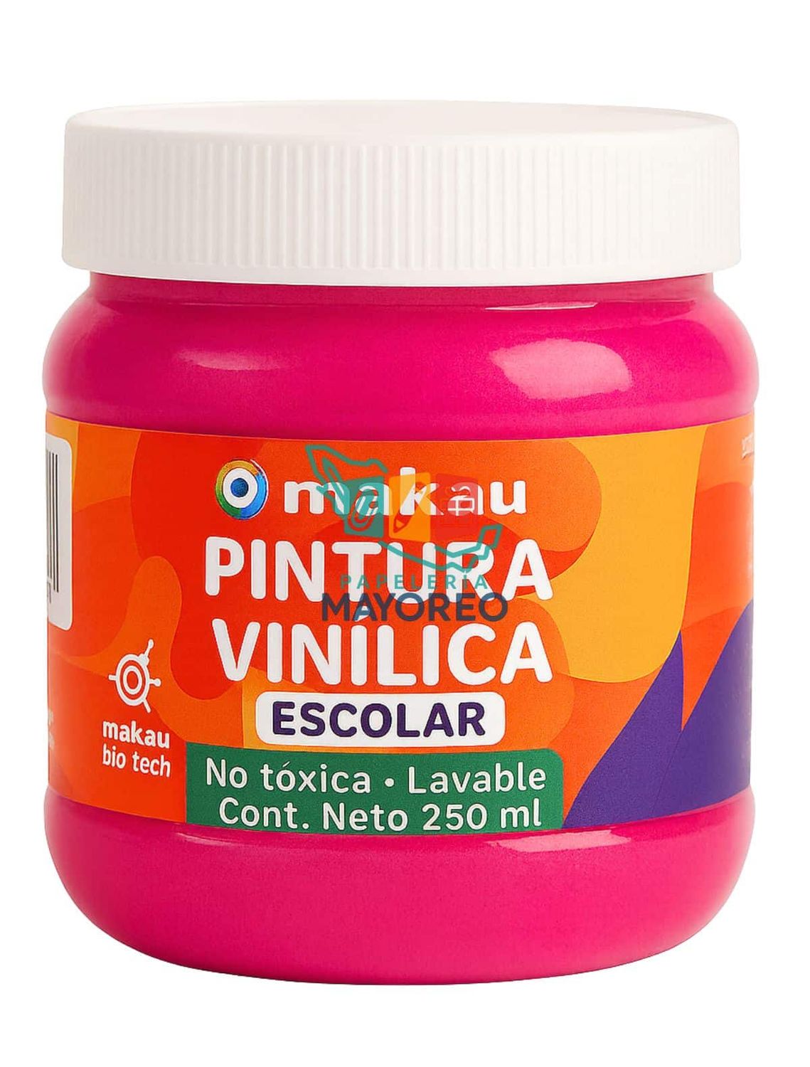 Pintura Vinílica Escolar Fucsia 250 ml