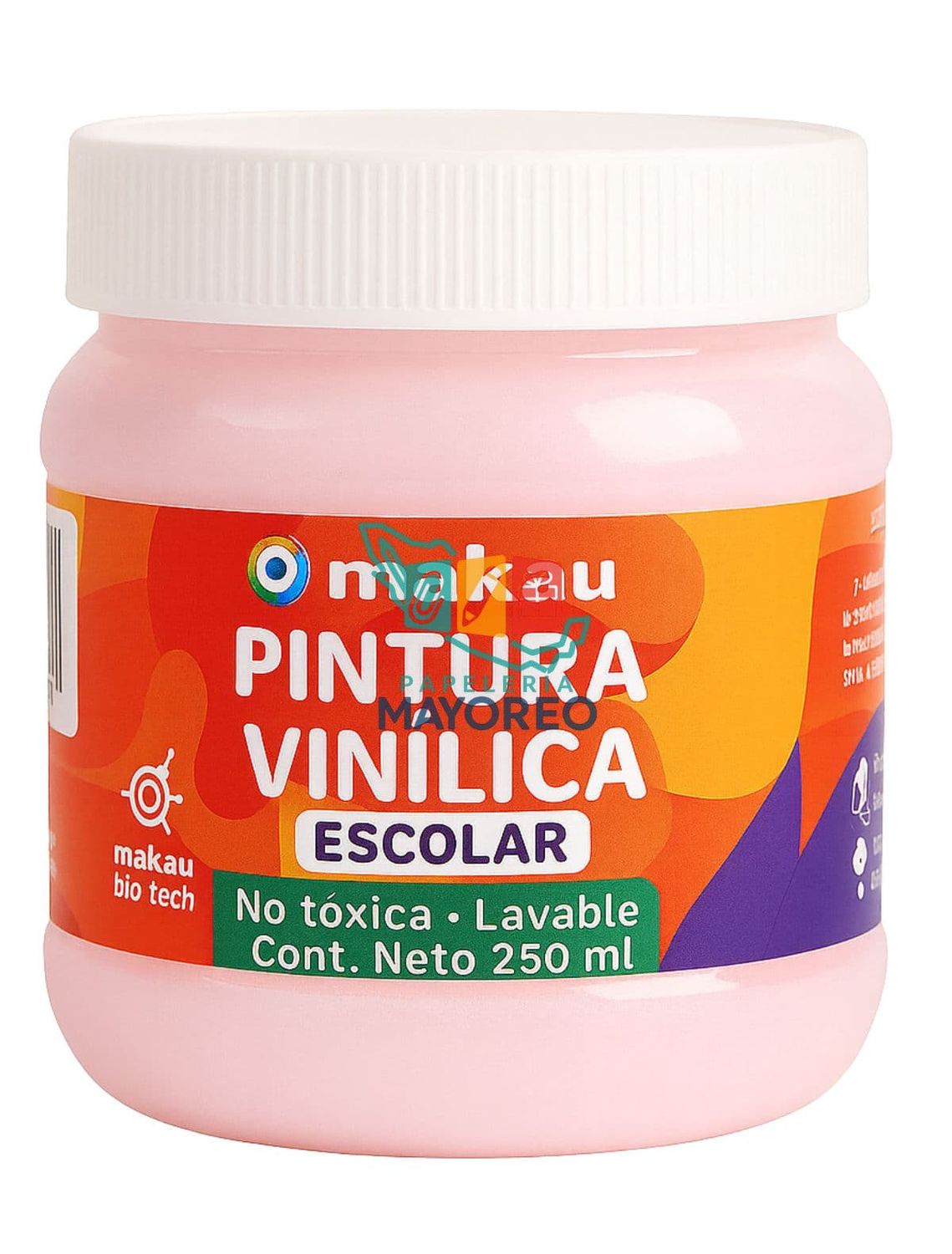 Pintura Vinílica Escolar Rosa 250 ml