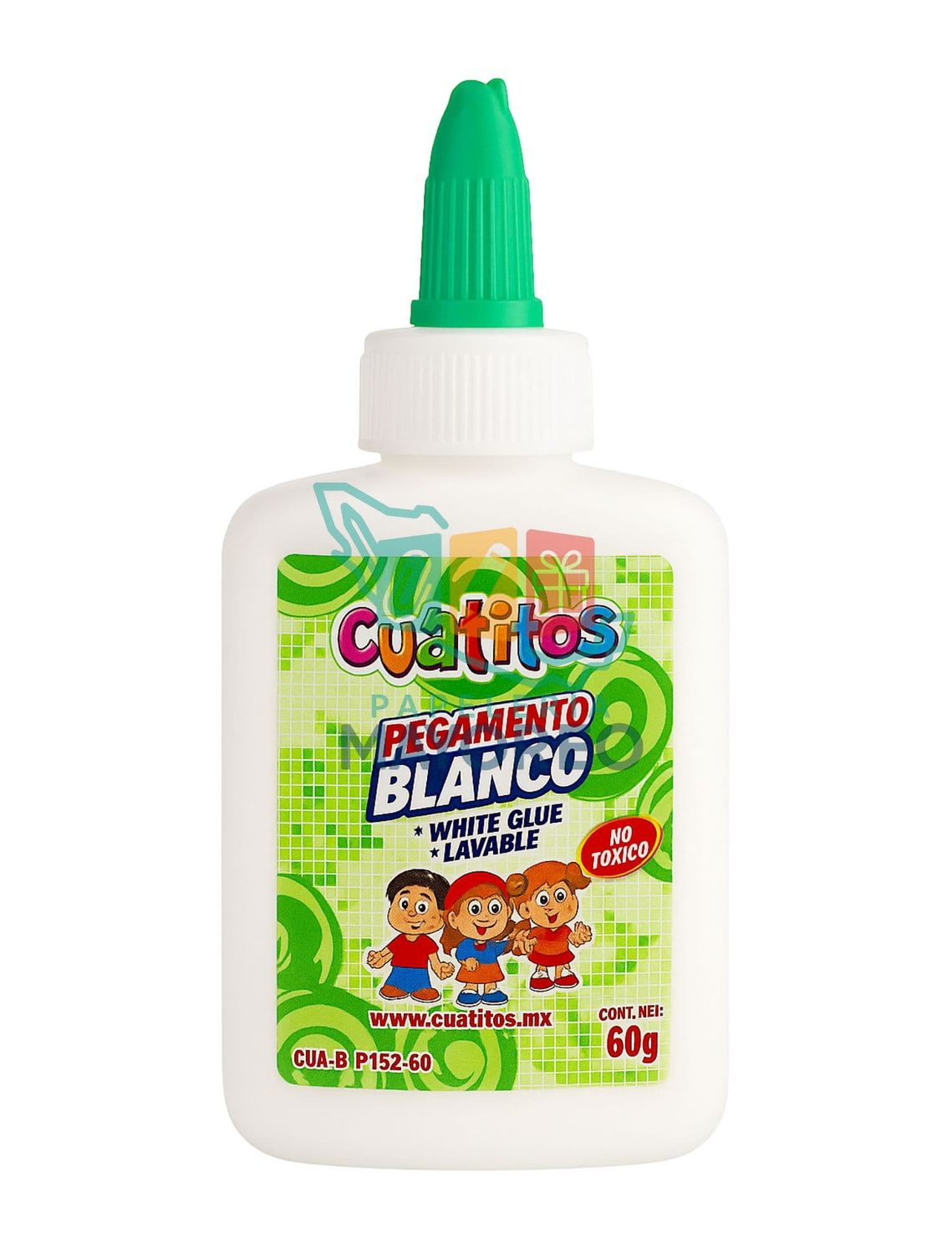 Pegamento c/6 pzas Blanco Cuatitos 60 gr