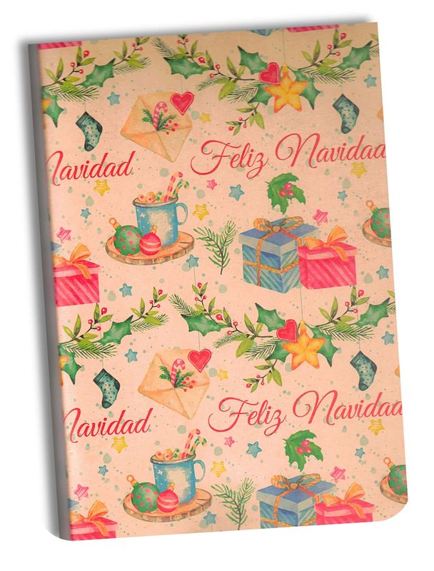 212421 Papel Kraft Navideño C/10 pzas N37