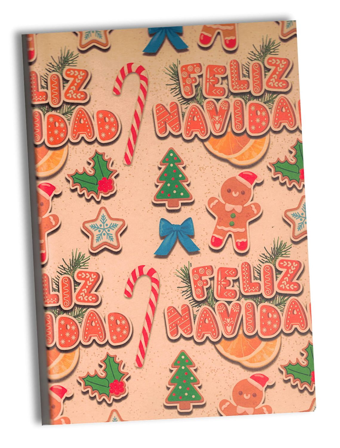211660 Papel Kraft Navideño C/10 pzas N38