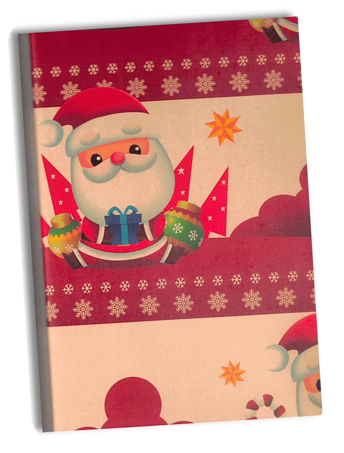 212490 Papel Kraft Navideño C/10 pzas N40