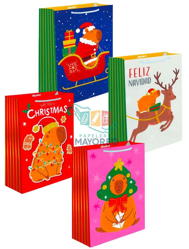 Bolsas de regalo c/10 Mediana Dipak 26x19 cm