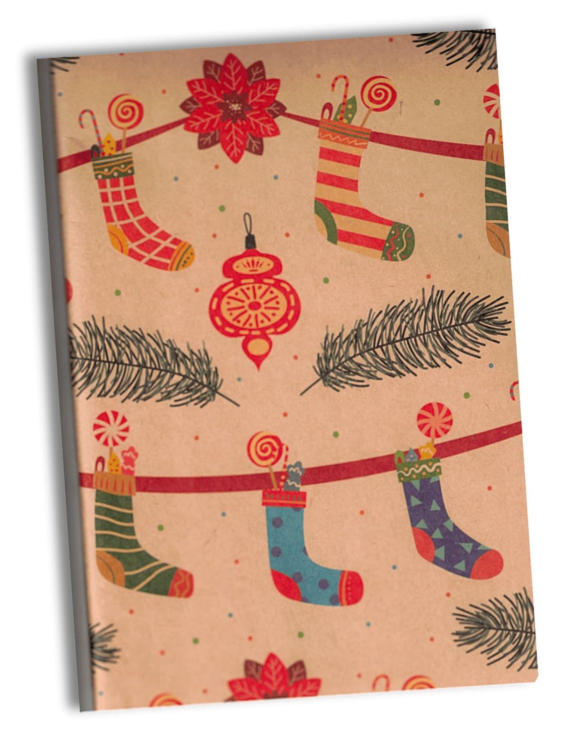 211615 Papel Kraft Navideño C/10 pzas N47