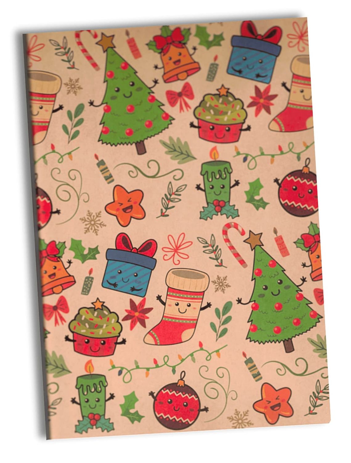 210960 Papel Kraft Navideño C/10 pzas N45