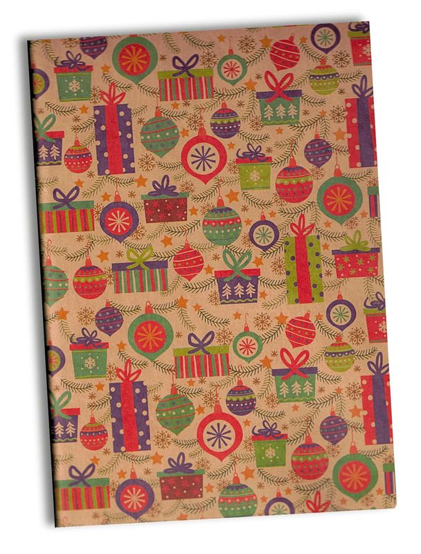 210656 Papel Kraft Navideño C/10 pzas N48