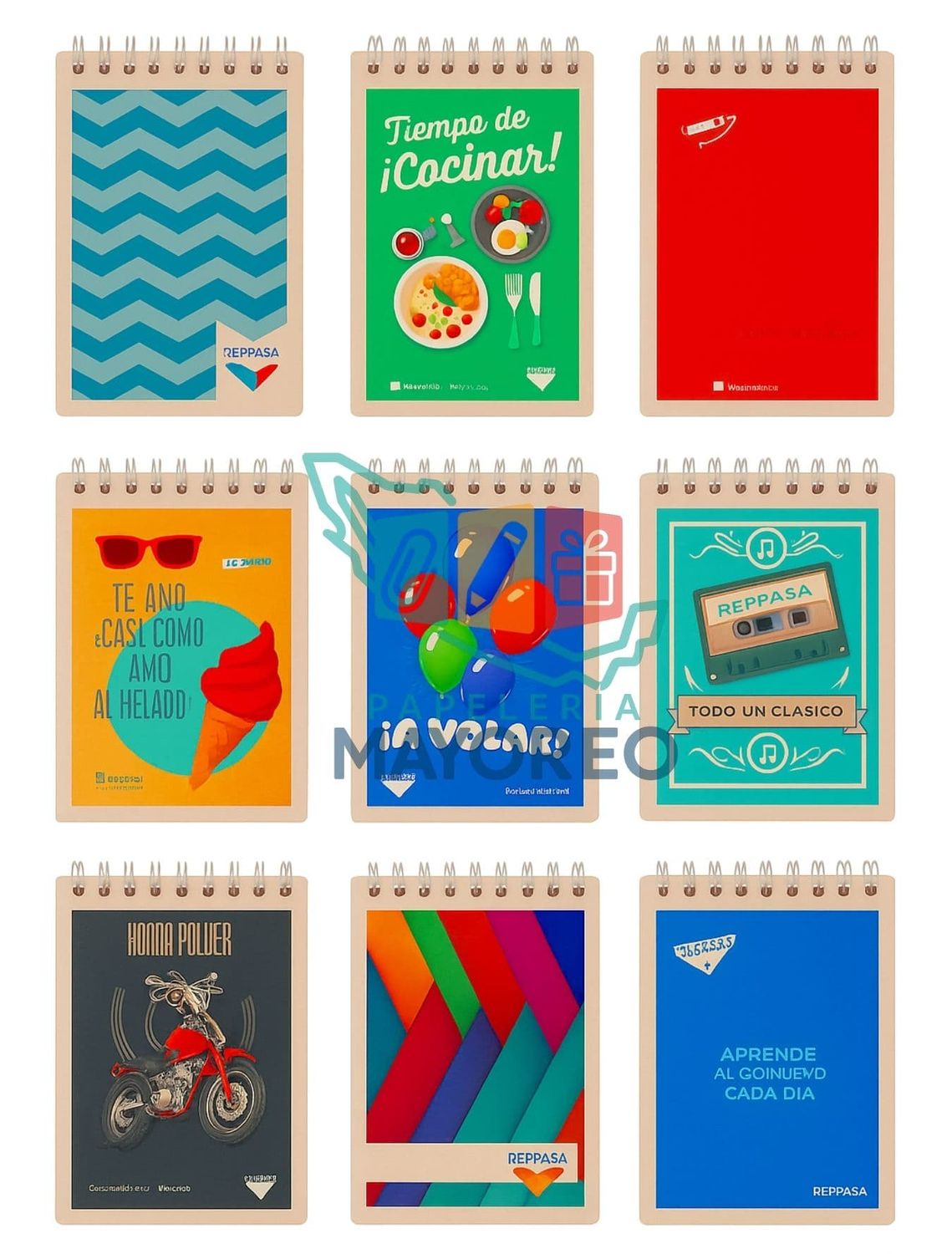 Libreta c/10 de Apuntes Reppasa 40 Hojas