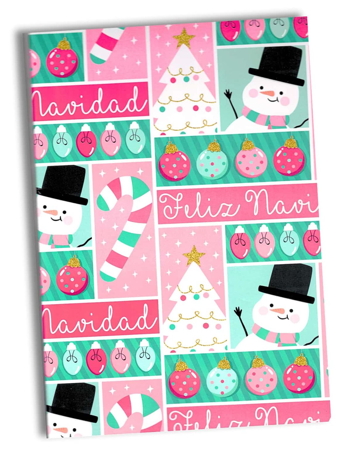 305727 Papel de Regalo Navideño C/10 pzas N57