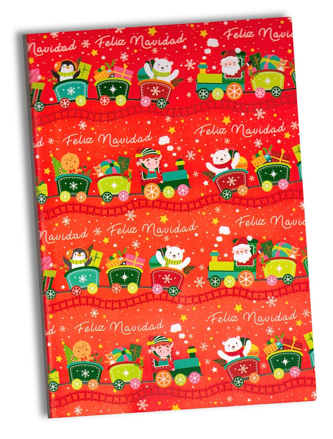 305734 Papel de Regalo Navideño C/10 pzas N62