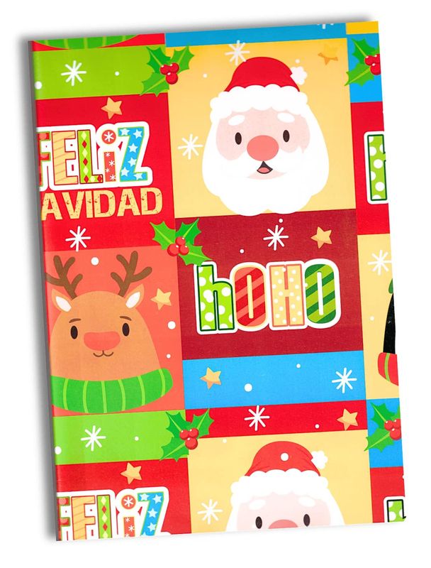 305758 Papel de Regalo Navideño C/10 pzas N61