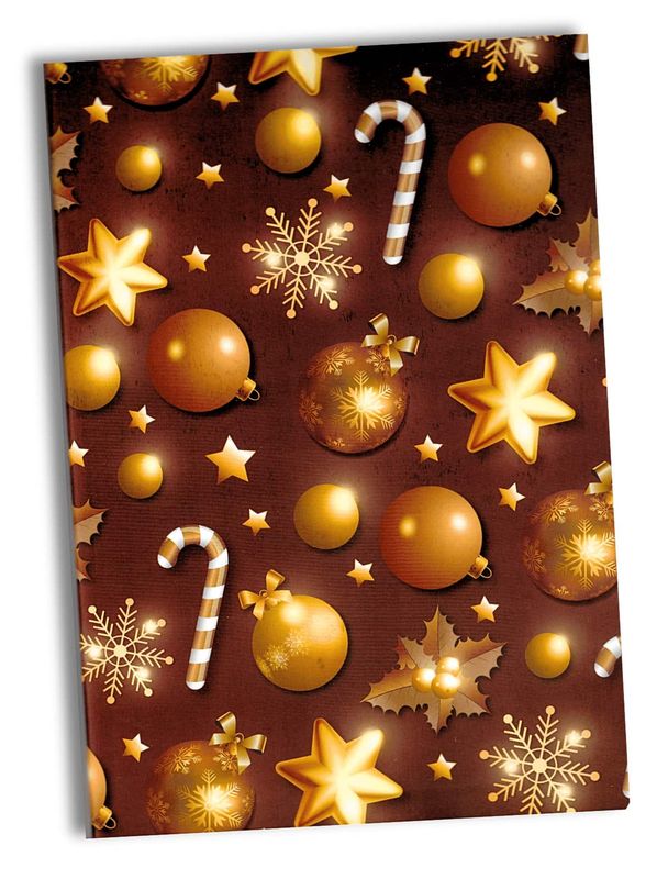 306120 Papel de Regalo Navideño C/10 pzas N63