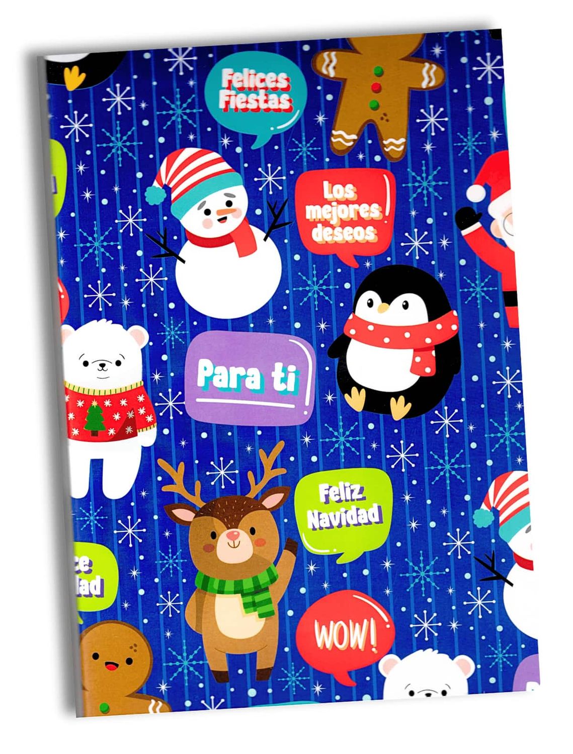 310363 Papel de Regalo Navideño C/10 pzas N65