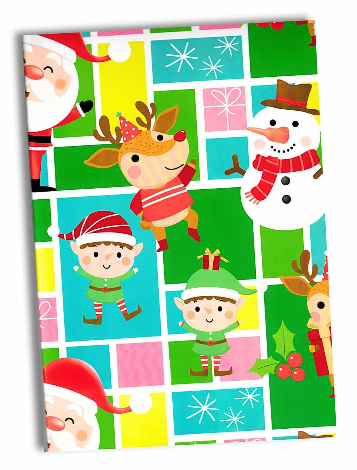 310370 Papel de Regalo Navideño C/10 pzas N73