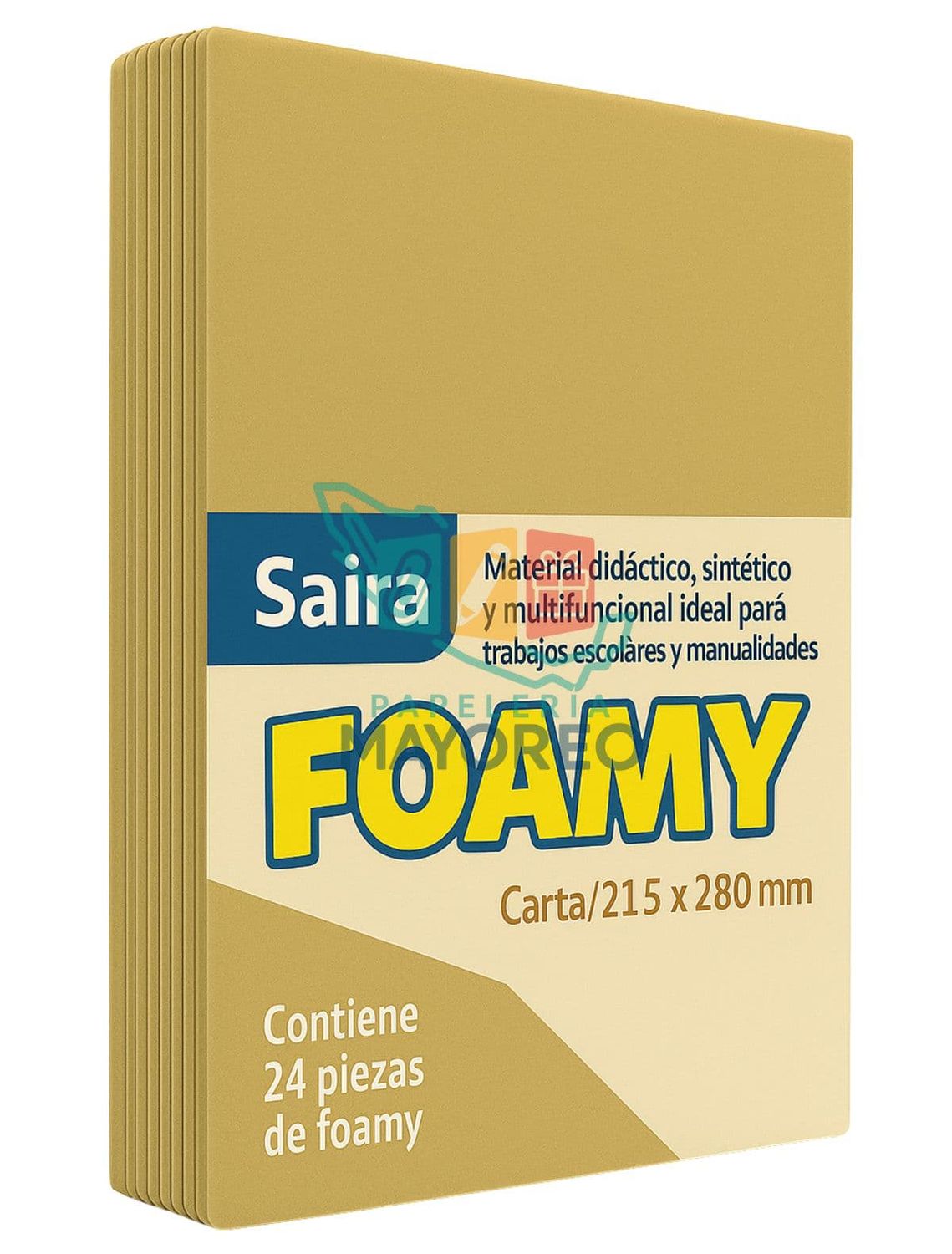 Foamy Paq c/24 Beige Tamaño Carta