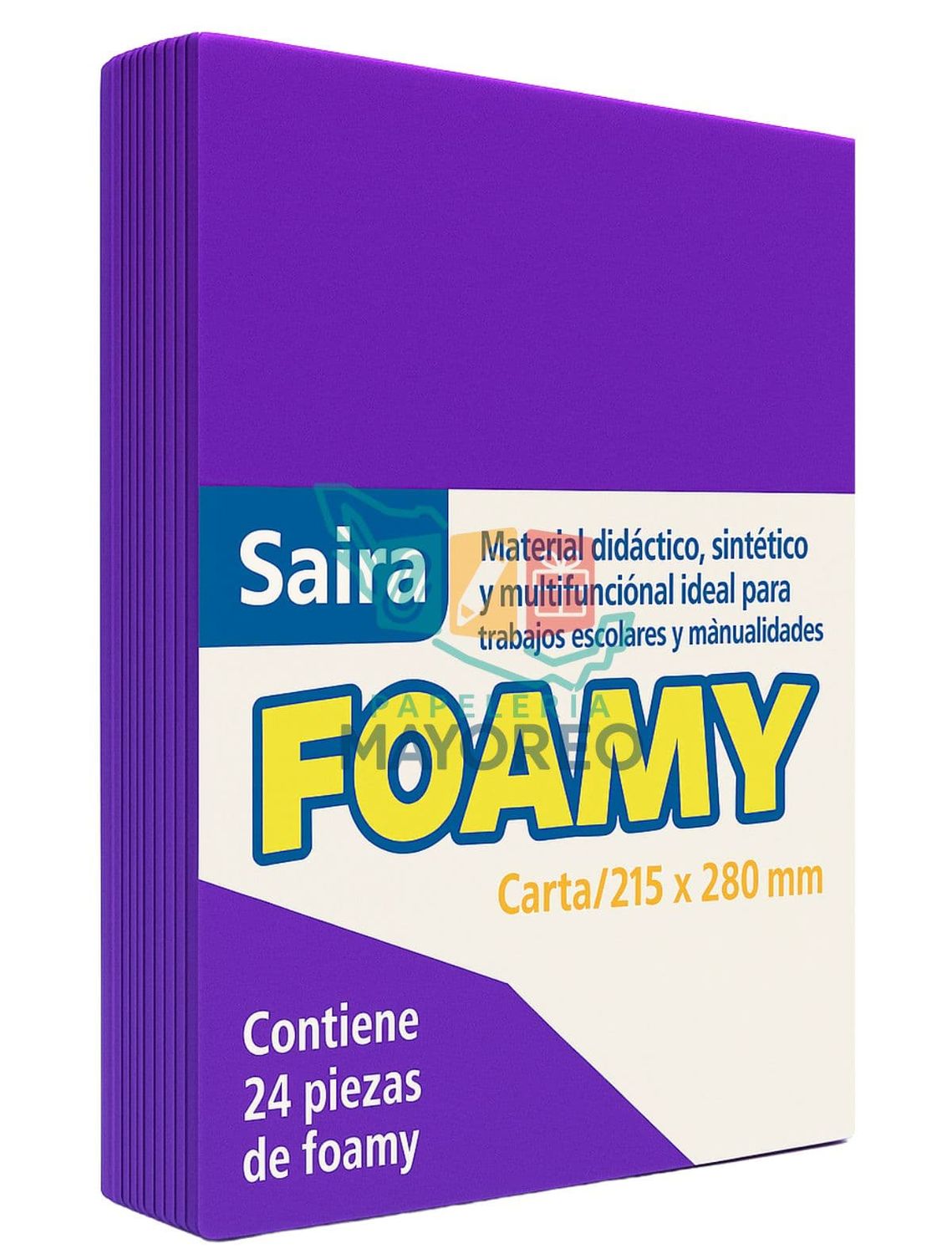 Foamy Paq c/24 Morado Tamaño Carta