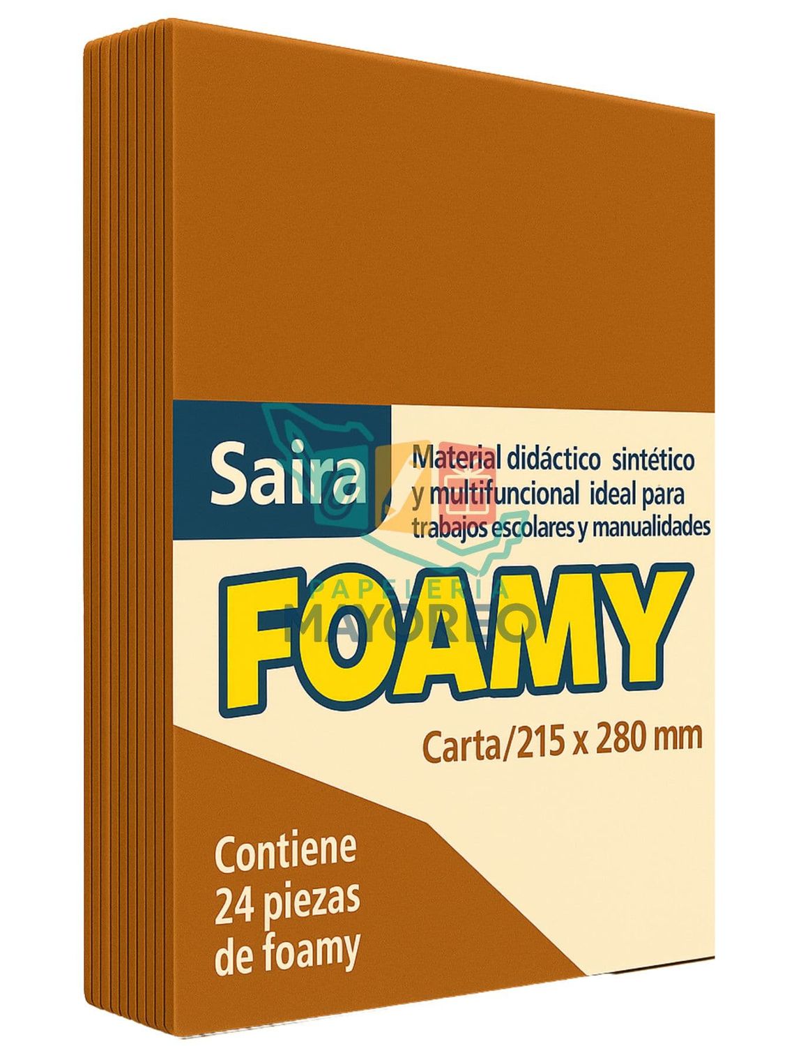 Foamy Paq c/24 Camello Tamaño Carta