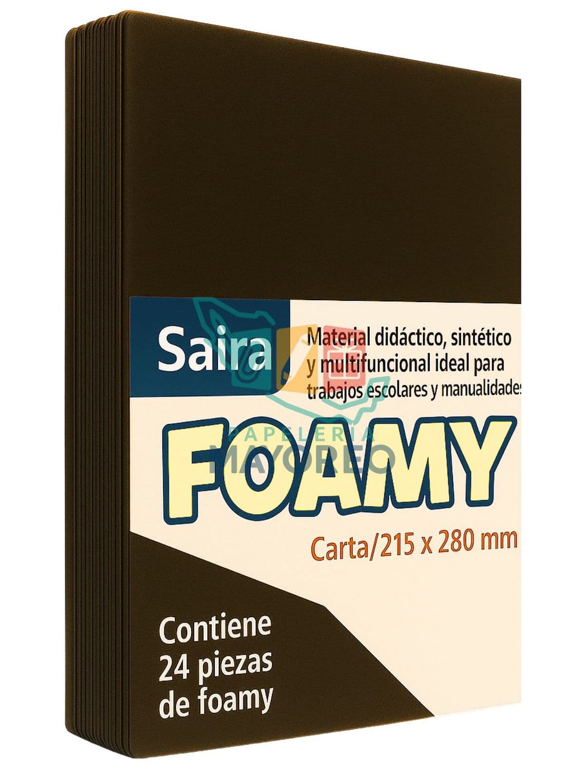 Foamy Paq c/24 Chocolate Tamaño Carta