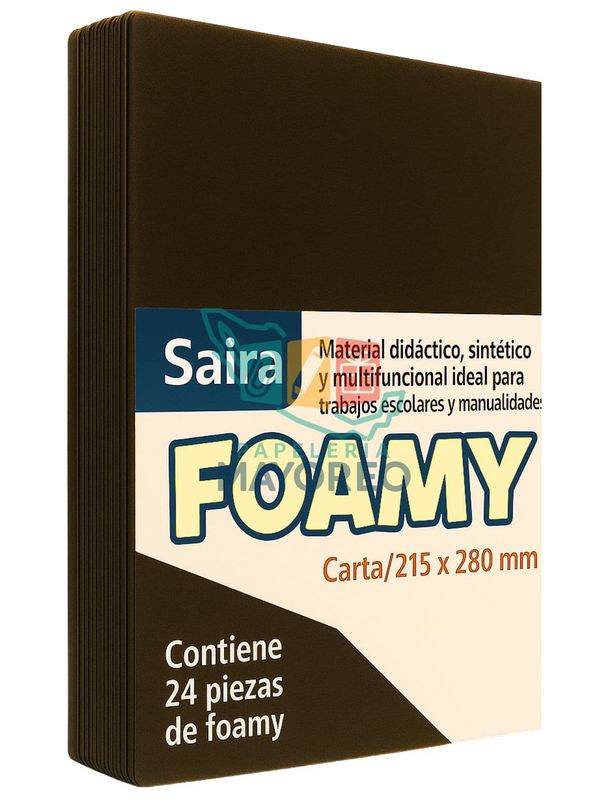 Foamy Paq c/24 Chocolate Tamaño Carta