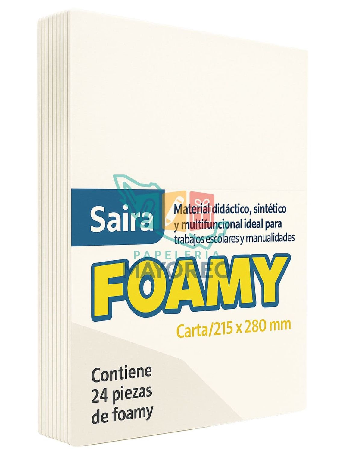 Foamy Paq c/24 Blanco Tamaño Carta
