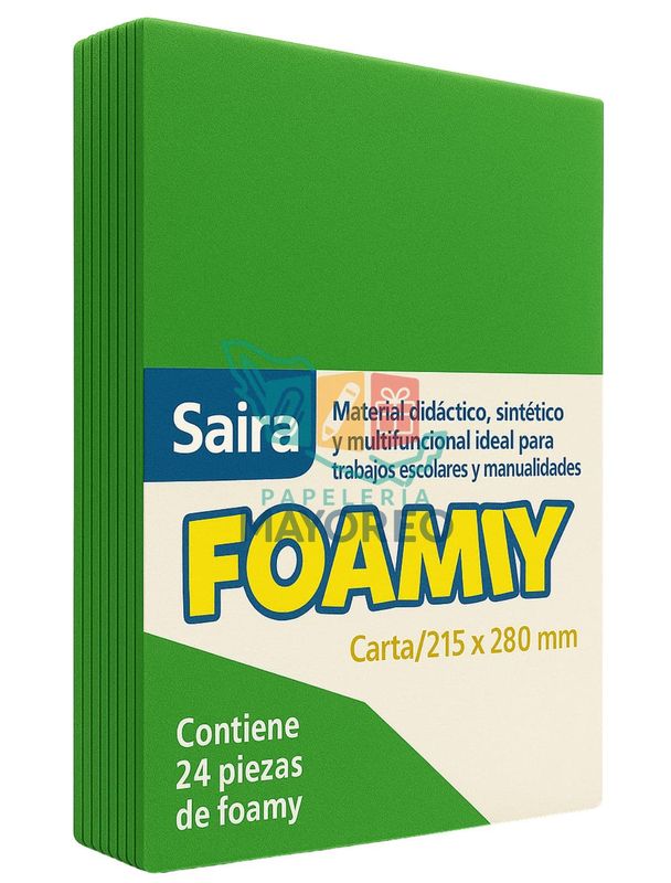 Foamy Paq c/24 Verde 29 Tamaño Carta