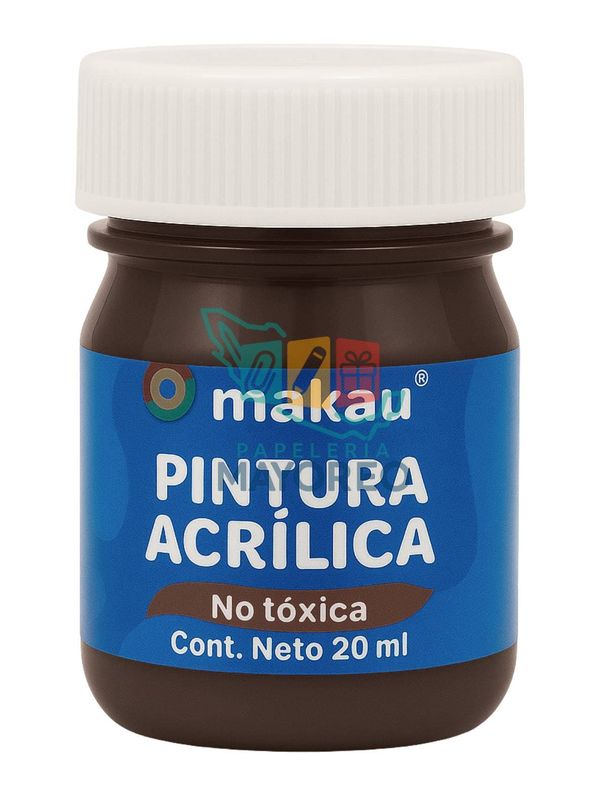 Pintura c/6 Acrílica Makau 20 ml Madera