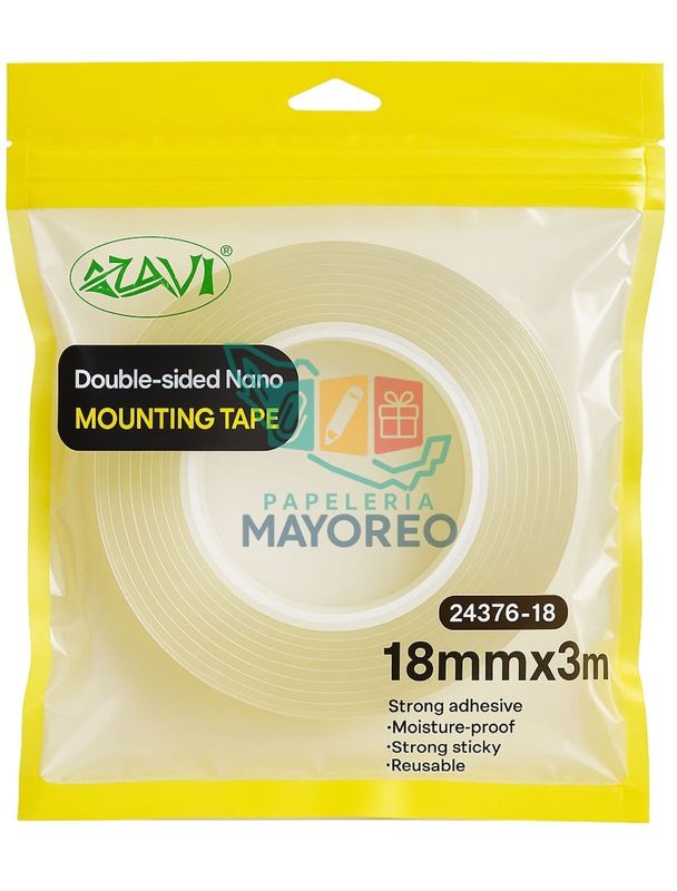 Cinta Nano Tape 18 mm x 3 m.