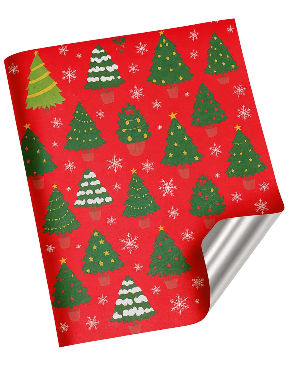 011294 Papel de Regalo Metálico Navideño C/10 pzas N82