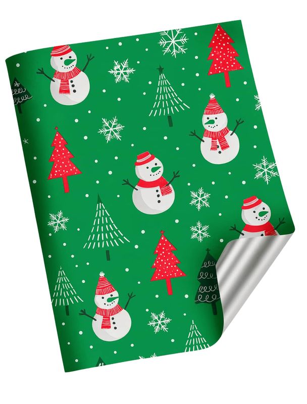 011295 Papel de Regalo Metálico Navideño C/10 pzas N83