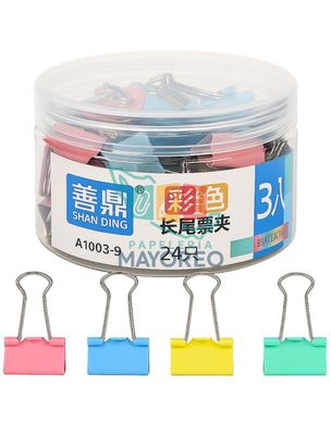 Sujetadocumentos c/24 32 mm – Colores Surtidos Sujetadocumentos c/24 32 mm – Colores Surtidos