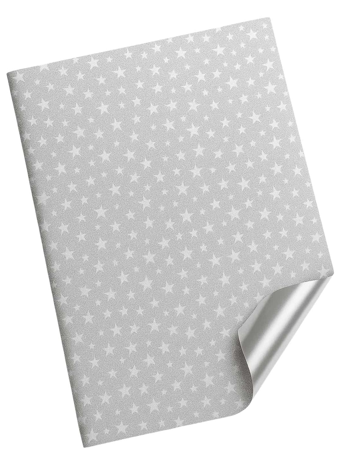 011201 Papel Diamantado Metálico Estrellas C/10 pzas N88