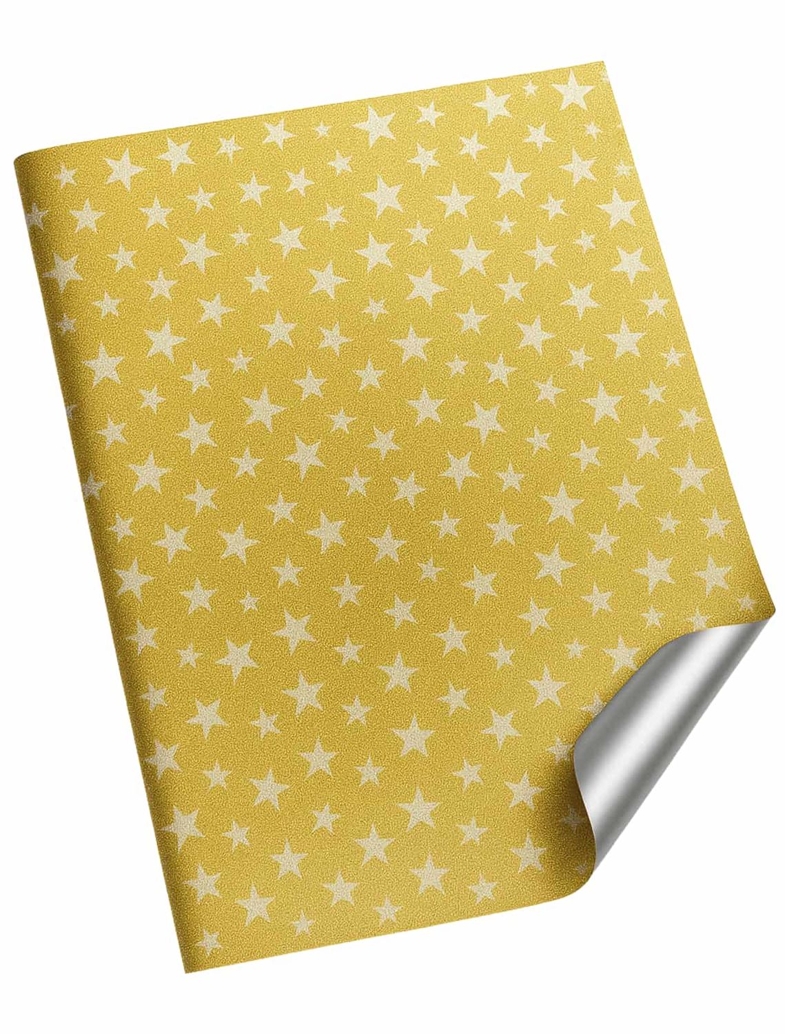 011202 Papel Diamantado Metálico Estrellas C/10 pzas N89